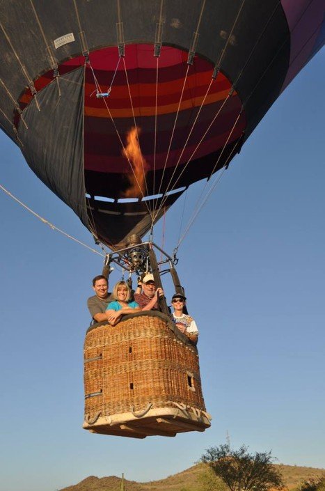 Hot air balloon rides in Phoenix, AZ