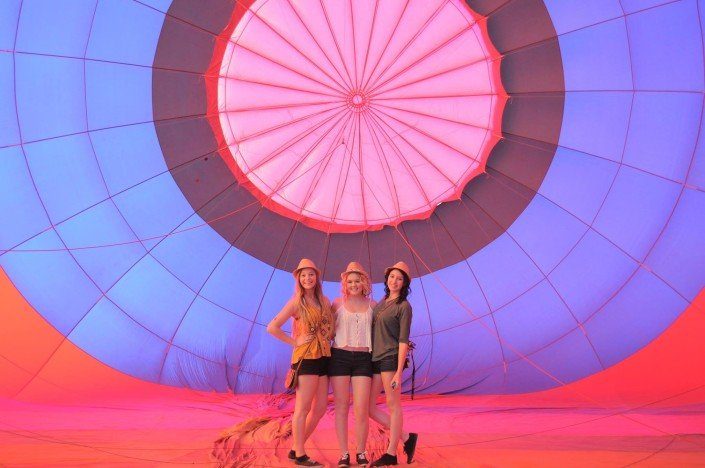 Hot Air balloon rides with friends in Arizona
