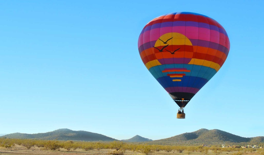 Firebird hot Air Balloon Rides in Arizona, US.